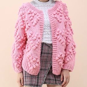 Chicwish handmade wool cardigan
